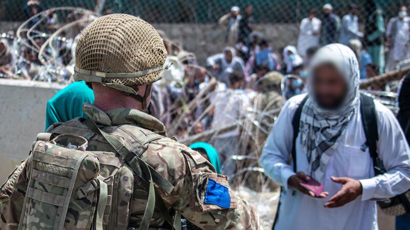 A ‘ragtag bunch of Royal Marines’ is helping people flee the Taliban.