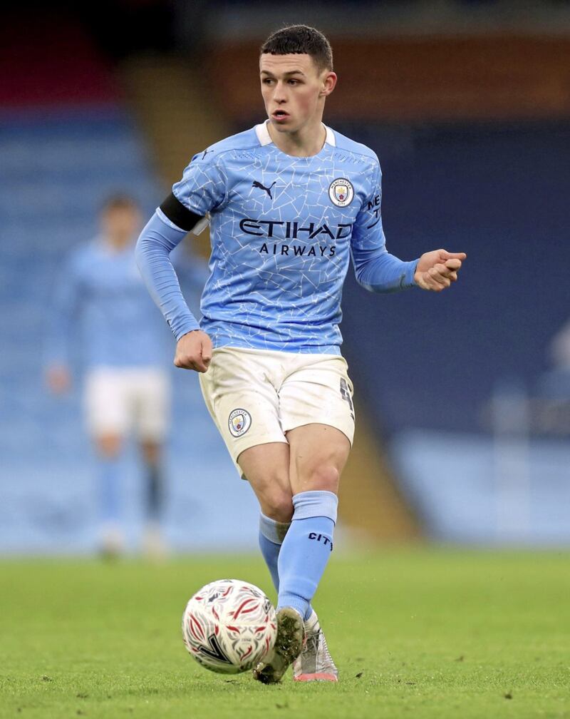 Phil Foden was one of the top talents in the Man City academy when Jonny Garrity was there, and has delivered on his huge promise this season. Picture by PA 