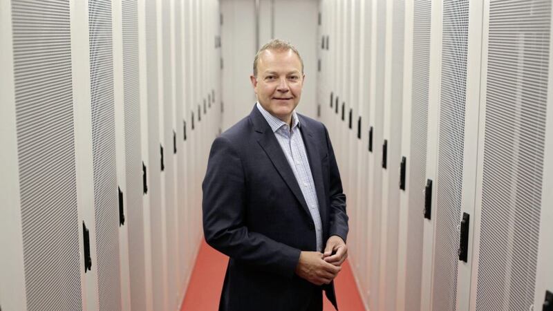 Global data centre firm 5NINES has opened Northern Ireland&rsquo;s largest data centre in Coleraine following a &pound;20 million investment. Pictured is 5NINES NI general manager, Paul Besley 