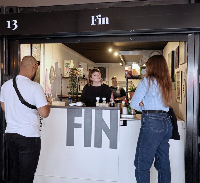 Fin at Trademarket in Belfast. Picture by Hugh Russell 