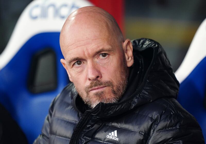 Manchester United manager Erik ten Hag will be under pressure when his side face Arsenal.