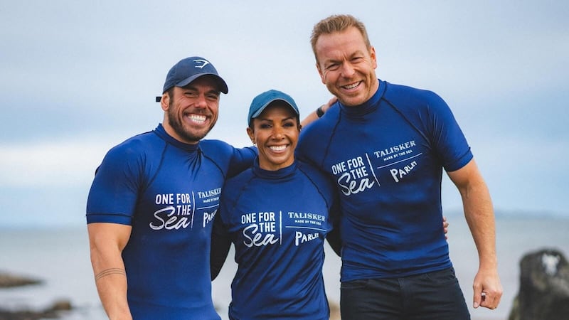 Ross Edgley, Dame Kelly Holmes and Sir Chris Hoy will compete in a relay race around the coast of the Firth of Forth next week (Talisker/PA)