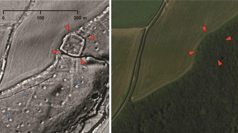 A team at the University of Exeter have found parts of two Roman roads and 20 prehistoric burial mounds, as well as hundreds of medieval farms.
