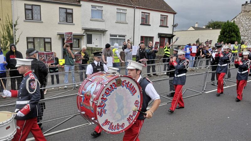 There will be no nationalist protest when the annual Ballymaconnelly Sons of Conquerors band parade takes place in Rasharkin in Co Antrim tonight. 