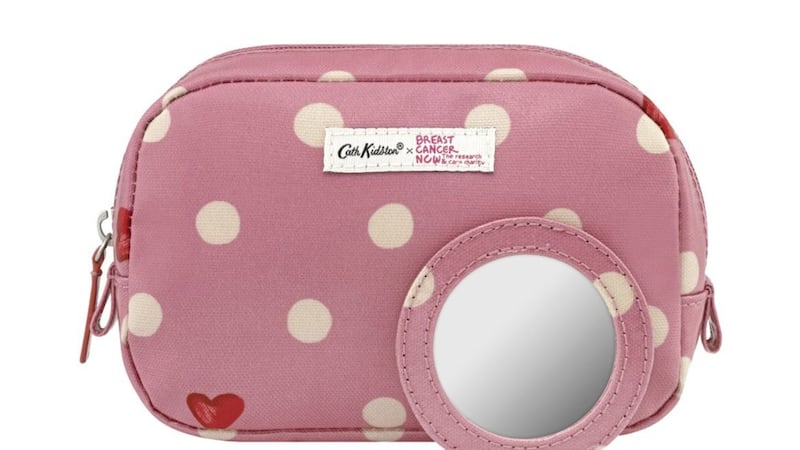 Cath Kidston Heart Spot Classic Make Up Case, &pound;14, available from Cath Kidston 