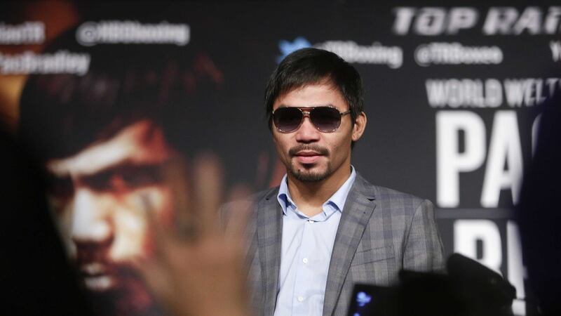 Manny Pacquiao made the remarks on a talk show earlier this week &nbsp;