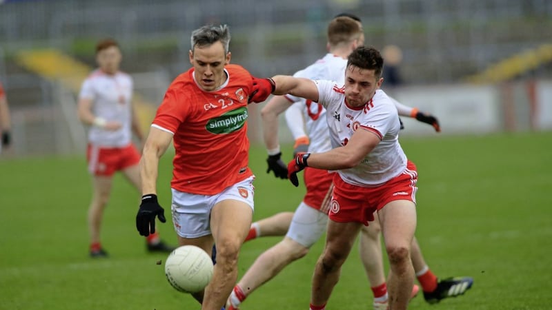 Armagh got the better of Tyrone in Saturday&#39;s Dr McKenna Cup clash in Omagh, and face Monaghan in tonight&#39;s semi-final at the Athletic Grounds. Picture by Seamus Loughran 