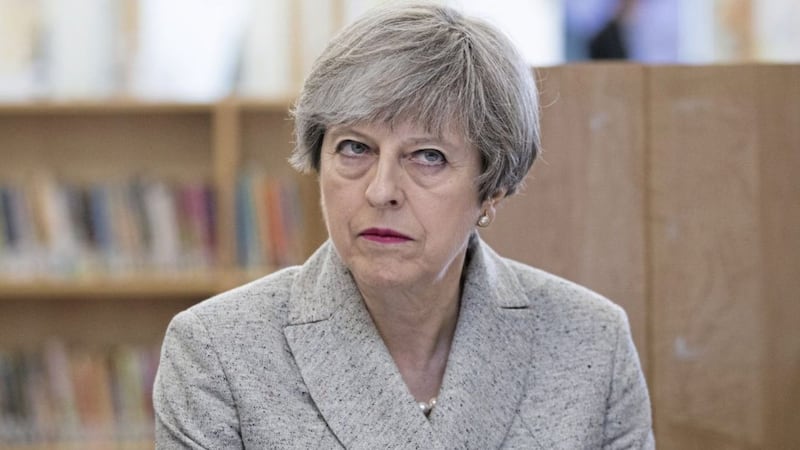 Reports had suggested over the weekend that British Prime Minister Theresa May would fly to Northern Ireland to chair political talks. Picture by Matt Cardy/PA Wire 