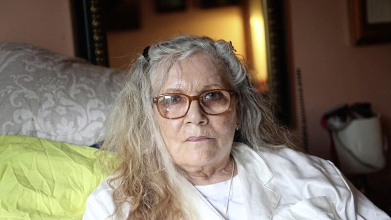 Hazel Williams, a Belfast pensioner who was told she faced a five-year wait for a shoulder replacement, told the Irish News that she planned to go to Lithuania for cut-price surgery. Picture by Ann McManus. 