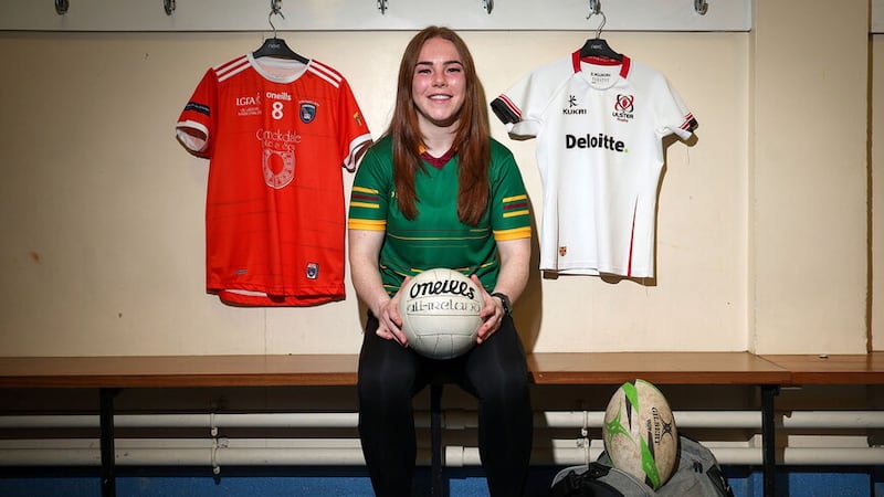 After 15 years of Ladies' football with Armagh, Niamh Marley is now established as a marauding Ulster Rugby winger. Picture: Mal McCann