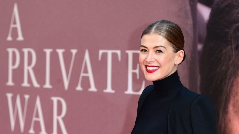 The actress plays war correspondent Marie Colvin in her new film A Private War.
