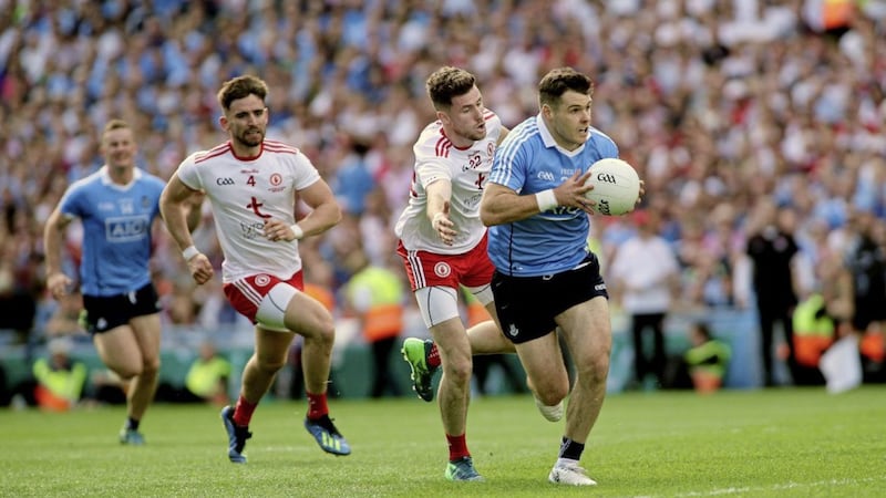 Tyrone have still some way to travel to get to Dublin&#39;s gold standard, says Philip Jordan Picture Seamus Loughran. 