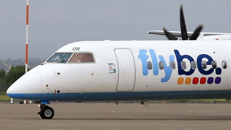 Watch the scary moment Flybe plane crashes against the runway in Amsterdam
