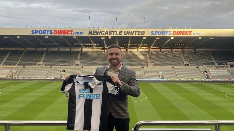 Steven McCarthy was just two years of age when his father passed away. A former Irish U19 international, he's now working as a Senior Business Development Officer for Newcastle United, proud to try and live up to Mick's name.