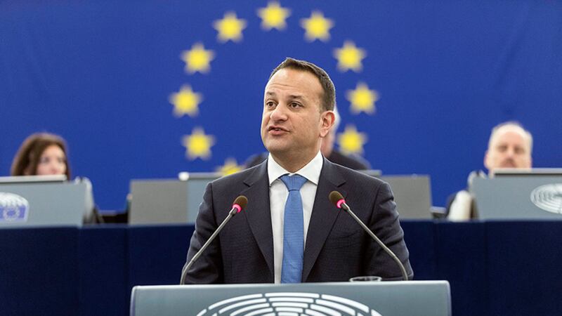 Leo Varadkar debates the future of Europe with MEPs at the European Parliament in Strasbourg. Picture by&nbsp;Jean-Francois Badias, AP