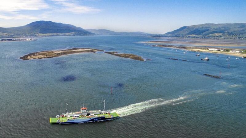 The new ferry route linking Greencastle in Co Down with Greenore in Co Louth will disembark today for the first time 