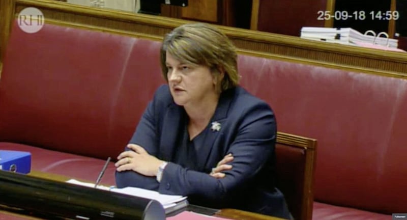 Arlene Foster appears before the RHI inquiry