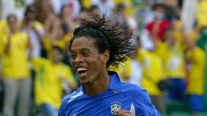 On this day in 2002 Ronaldinho helped Brazil to a 2-1 win over England in the World Cup quarter-final after lobbing David Seaman with a famous 40-yard free-kick