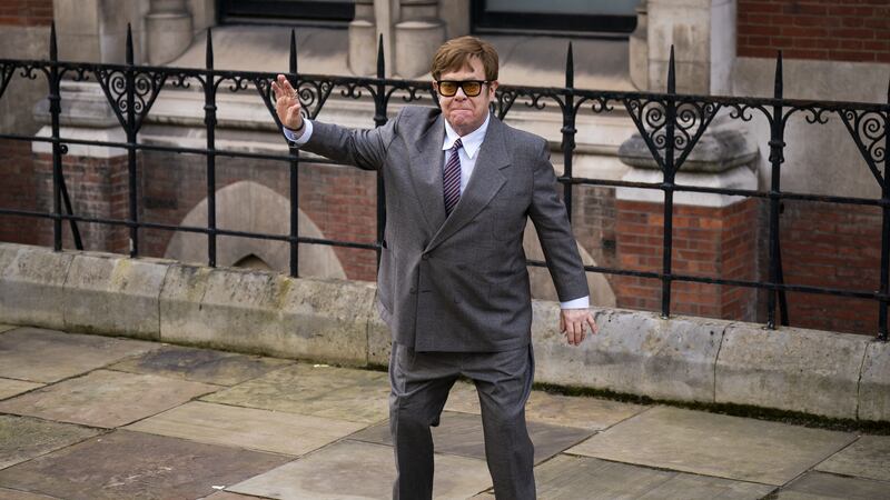 The landline phone of Sir Elton’s home was allegedly ‘tapped by private investigators acting on the instruction of Associated’, the court heard.