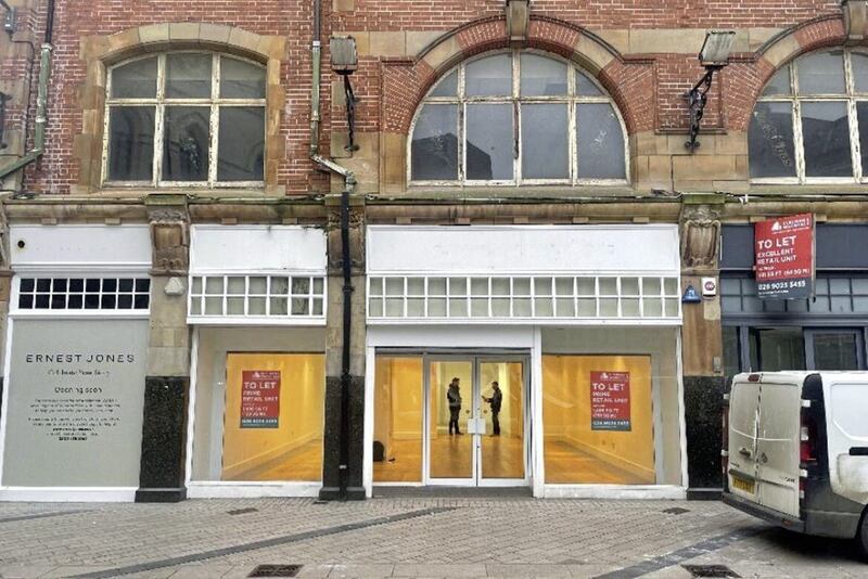 The unit on Arthur Square, which will house Tortilla's new Belfast outlet.