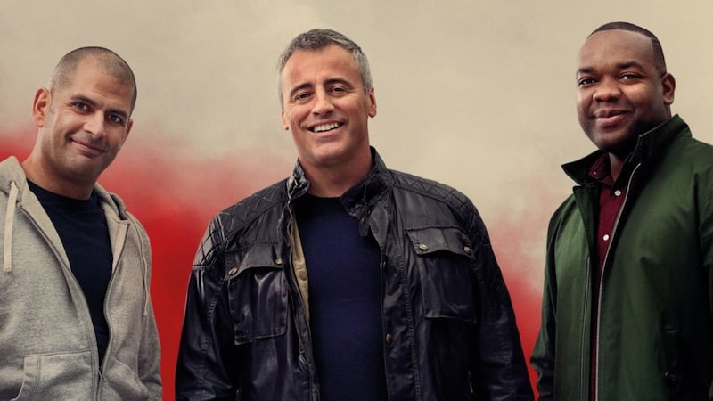 Top Gear unveils picture of Matt LeBlanc with co-hosts ahead of new series