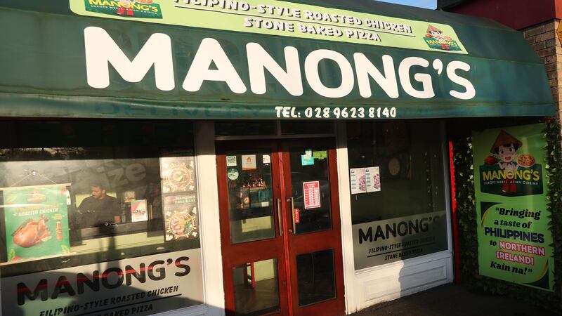 Manong’s on the Cregagh Road Belfast.
PICTURE COLM LENAGHAN