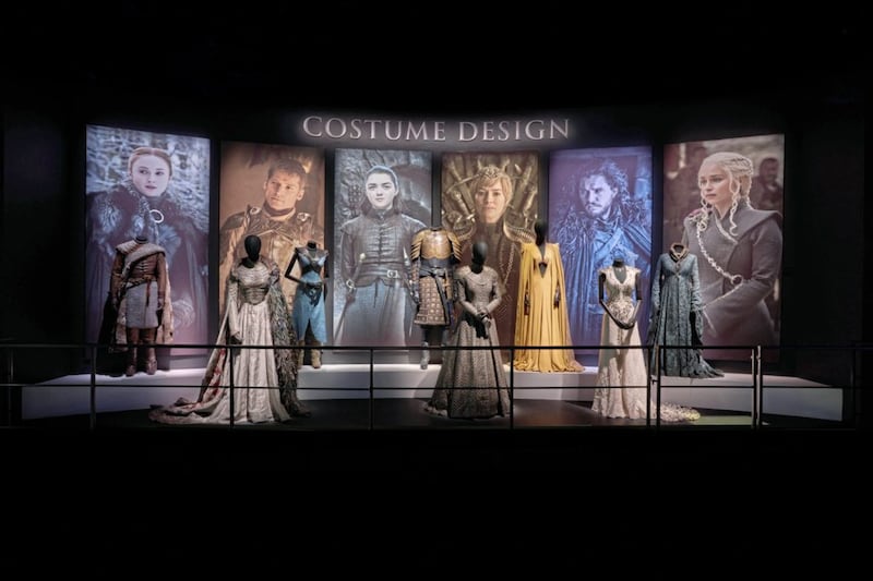 The Costume Gallery at the new Game Of Thrones Studio Tour 