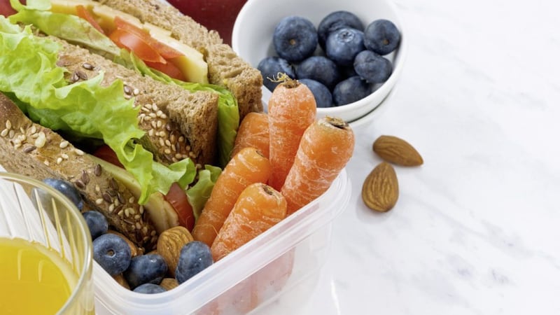 A child&#39;s lunchbox should be based on starchy carbohydrates such as bread and include fresh fruit and veg, protein and a sugar-free drink 