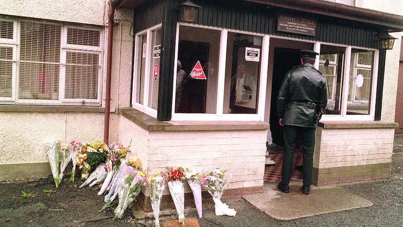 The scene following the Loughinisland massacre in June 1994 