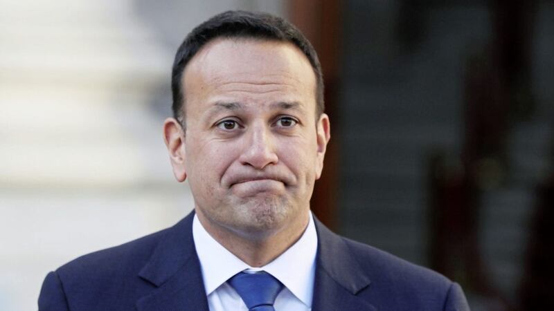 Taoiseach Leo Varadkar speaks to the media outside Government Buildings in Dublin after British Prime Minister Theresa May lost a vote on her Brexit plan in the House of Commons. Picture by Brian Lawless/PA Wire 