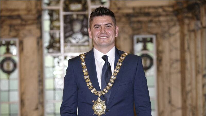 Lord Mayor of Belfast Daniel Baker has urged young people to stay at home. Picture by Hugh Russell. 
