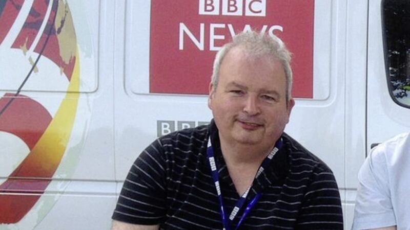 Journalist Seamus Kelters, who passed away on Wednesday. Picture courtesy of BBC. 