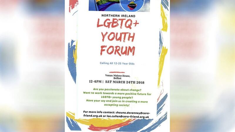 A solicitor&#39;s letter has been sent to a Co Armagh school after pupils were provided with information about a LGBTQ+ event this weekend 