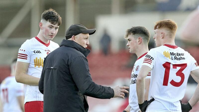 Tyrone U20 manager Paul Devlin will be plotting an All-Ireland final win when his side take on Kildare in Carrick-on-Shannon tomorrow. &ldquo;I&rsquo;m delighted for Paul, he puts in so much time and commitment, and it&rsquo;s a pleasure to work with him. He deserves everything he gets,&rdquo; said Tyrone U20 assistant manager Carlin. Picture: Margaret McLaughlin 