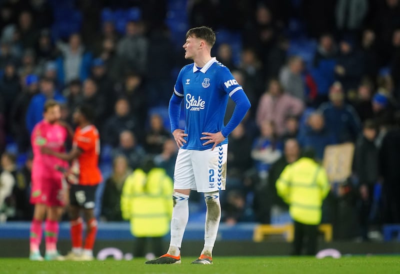 Nathan Patterson is out for the season for Everton