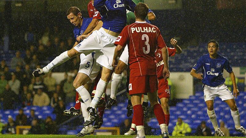 Everton striker Duncan Ferguson was banned for 12 games in 1995&nbsp;&nbsp;