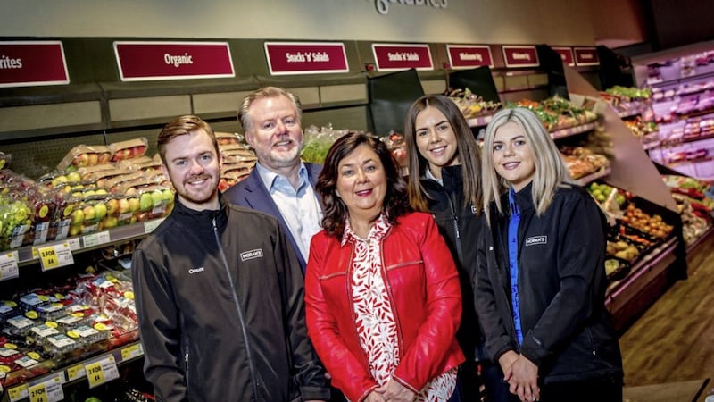 Moran&rsquo;s Retail is creating 30 new jobs across the family business. Pictured are: Conor Moran; John Moran; Donna Moran; Eimear Moran; and Brona Moran. 