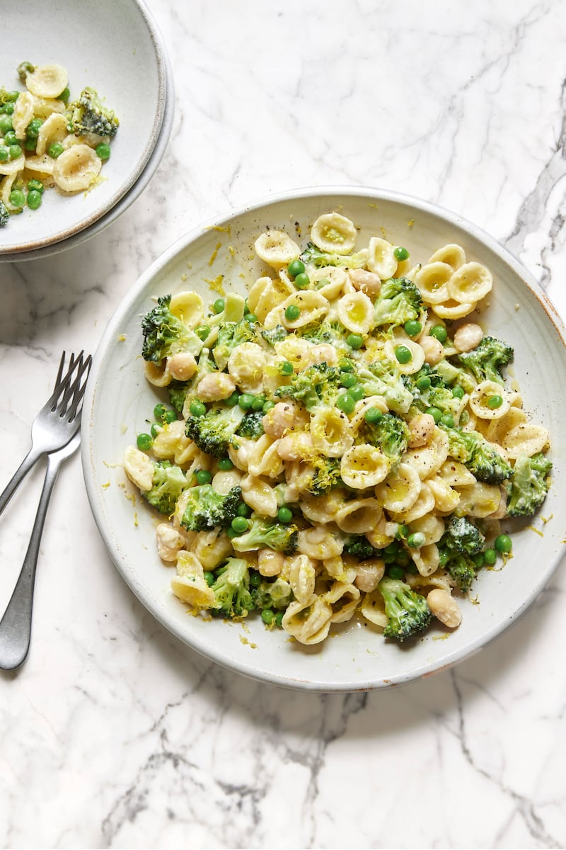 Lemony pea and broccoli pasta from Deliciously Ella: Healthy Made Simple