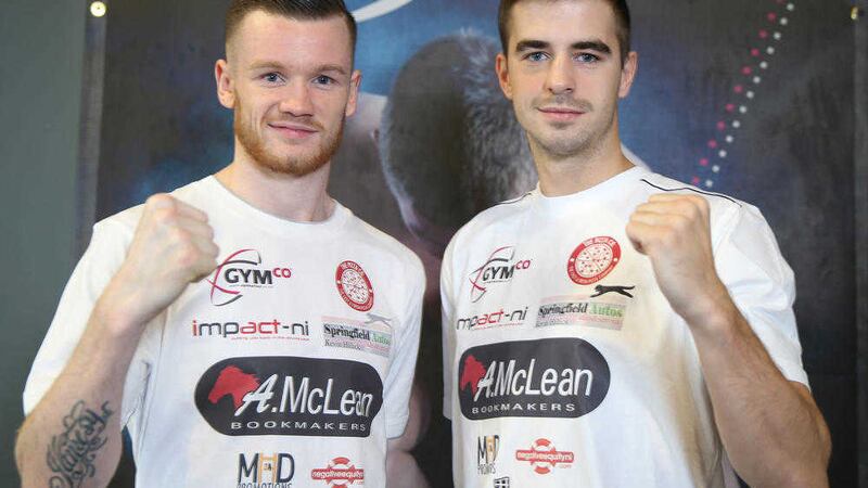 James Tennyson and James Fryers box in Latvia on the undercard of &#39;The Battle of the Baltic&#39; on Saturday night 