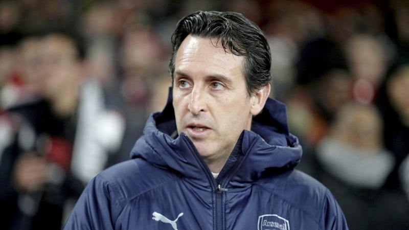 Arsenal manager Unai Emery Picture by PA 
