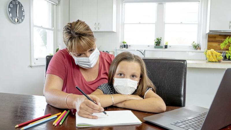 The Covid-19 pandemic has forced children and teachers into online learning 