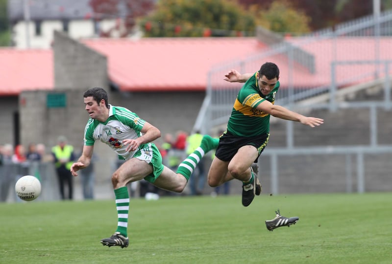 Philip Bonny in action for Bryansford during recent years