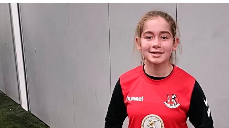 A funeral will be held for Co Antrim teenager Kaylee Black next Tuesday. Picture: Crusaders Strikers FC/ Facebook