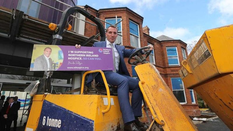 Brendan Rodgers was unveiled as the NI Hospice ambassador last month. Picture by Hugh Russell 