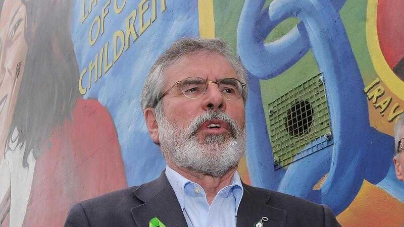 Sinn F&eacute;in wasn&#39;t always pro-Europe but Gerry Adams is firmly in the Remain camp. Picture by Hugh Russell 