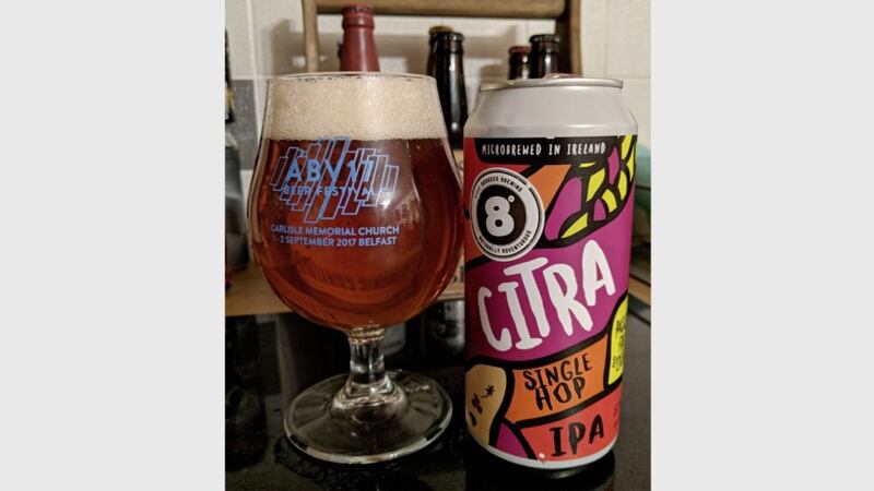 Citra IPA has a nice malty backbone and is crammed with juicy, tropical flavours 
