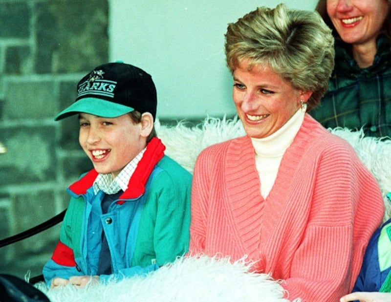 Diana and Prince William (Martin Keene/PA)