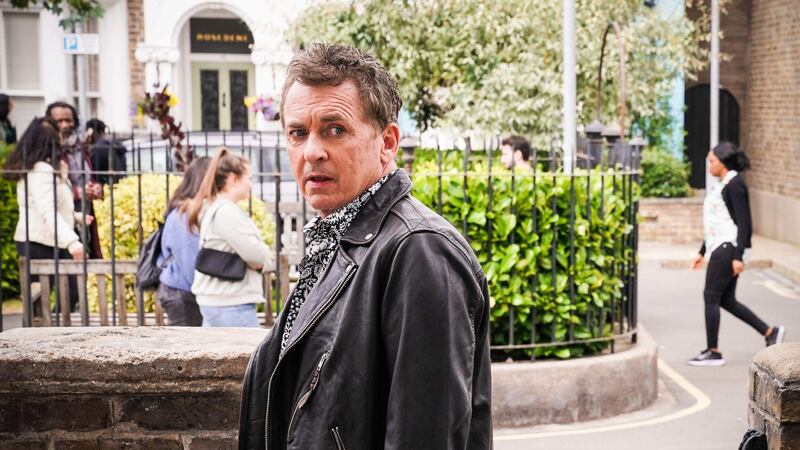 The highly-anticipated episode features the return of Alfie Moon on Kat’s wedding day to Phil Mitchell.