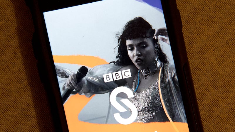 BBC Sounds app on an iPad