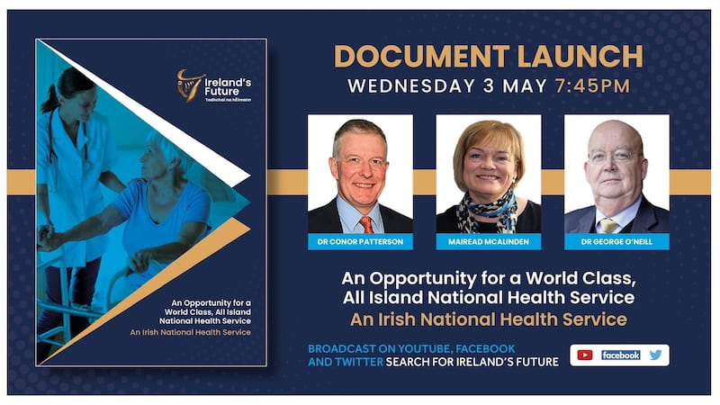 Ireland's Future holding event on the potential future of health services on the island 